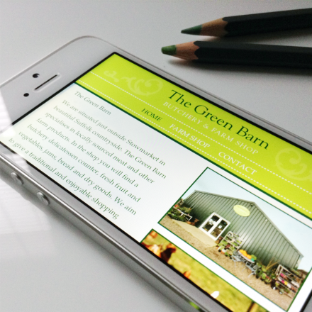 Green Barn Website Design