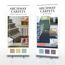 Pop Up Banner Design Woodbridge Archway Carpets