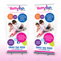 Pop Up Banner Designer Ipswich Dotty Fish