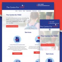 Centre for FASD Website Design Felixstowe