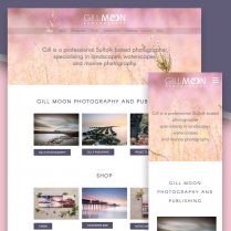 Gill Moon Photography Website Design Woodbridge