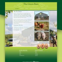 Web Design The Green Barn Farmshop